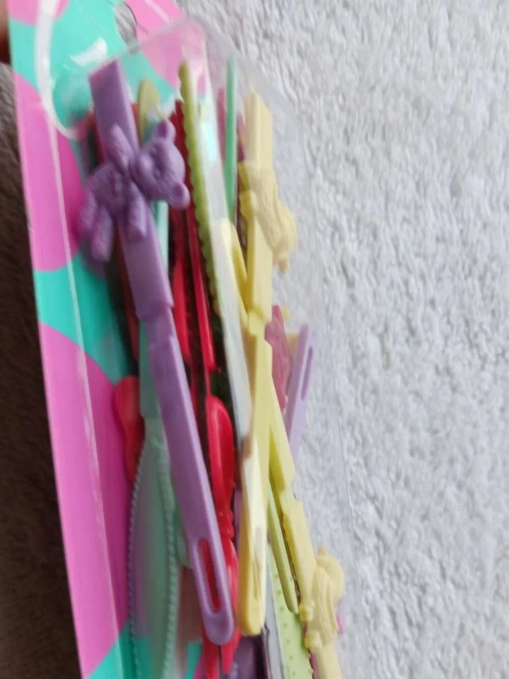 26 Goody Kids Girls Plastic Hair Barrettes Stay Tight Slip Secure Pastel Vibrant
